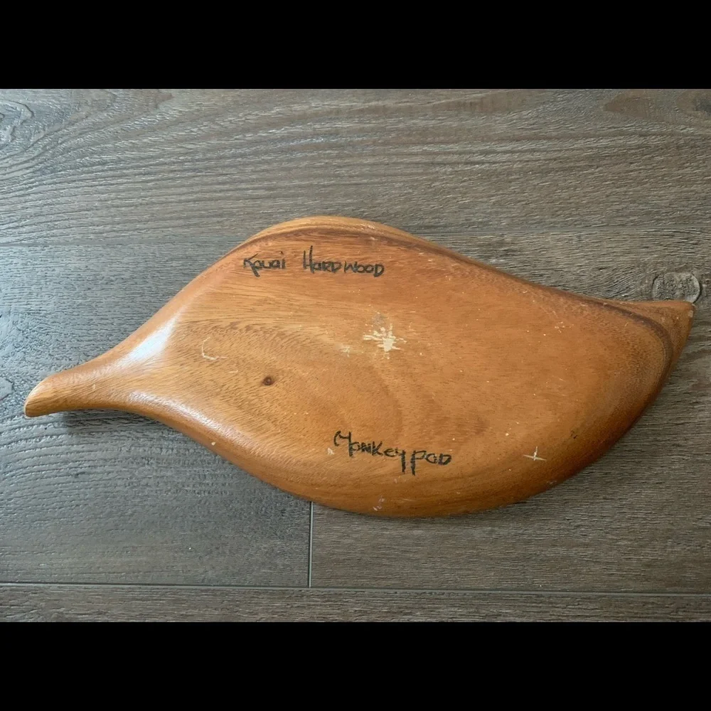 Monkey pod wood tray